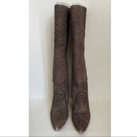 BCBGMAXAZRIA “Rachel” Pony Hair Wedge Boots - Picture 4 of 10